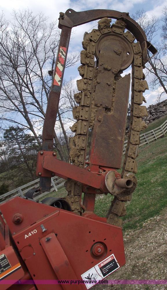 image for item 5488 Ditch Witch 4010 trencher with hoe