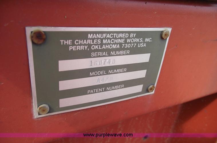 image for item 5488 Ditch Witch 4010 trencher with hoe