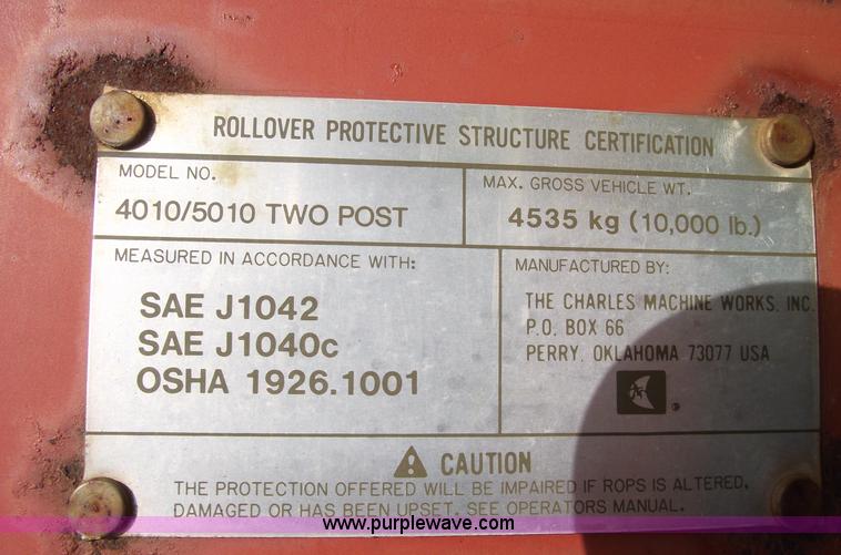 image for item 5488 Ditch Witch 4010 trencher with hoe