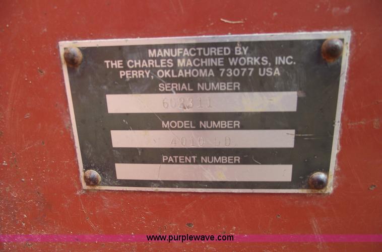 image for item 5488 Ditch Witch 4010 trencher with hoe