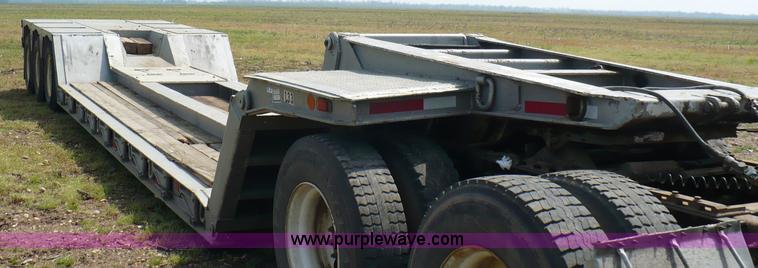 image for item 6044 1976 Load King 42' double drop deck trailer