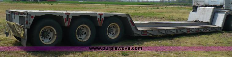 image for item 6044 1976 Load King 42' double drop deck trailer