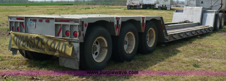 image for item 6044 1976 Load King 42' double drop deck trailer