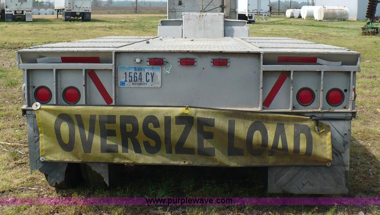 image for item 6044 1976 Load King 42' double drop deck trailer