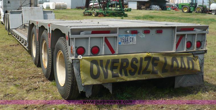 image for item 6044 1976 Load King 42' double drop deck trailer