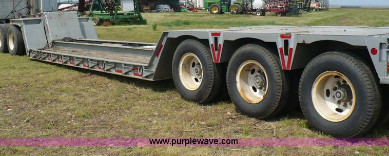 image for item 6044 1976 Load King 42' double drop deck trailer