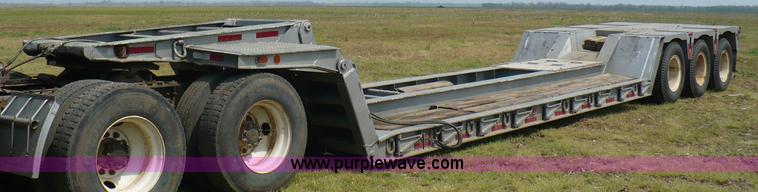 image for item 6044 1976 Load King 42' double drop deck trailer