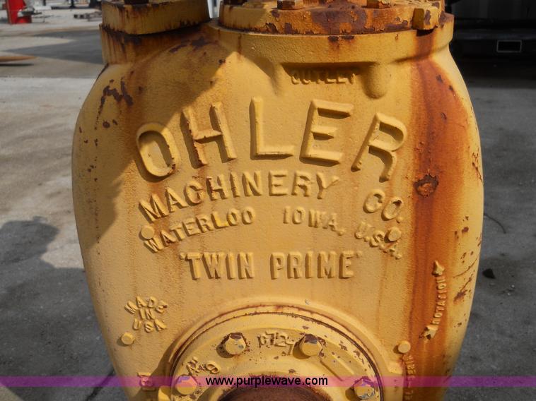 image for item 7827 Ohler twin prime water pump