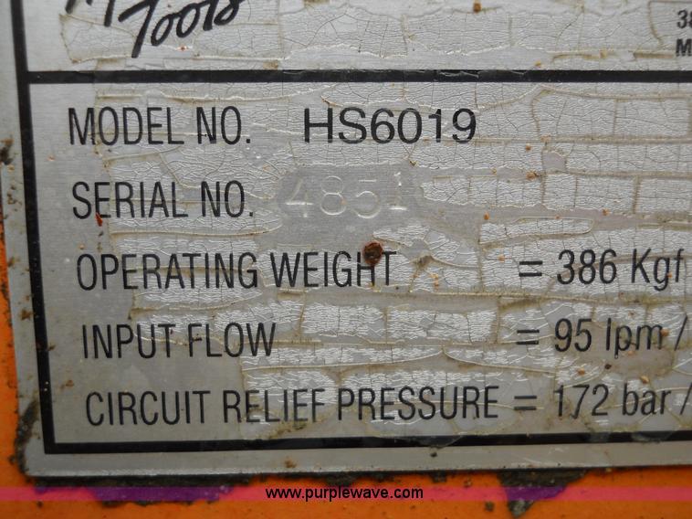 image for item 7828 Stanley hydraulic plate compactor