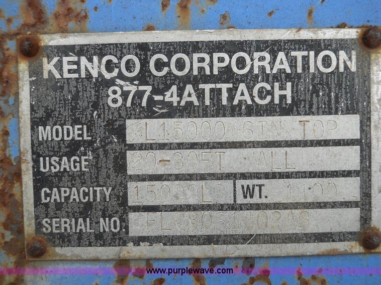 image for item 7835 Kenco Ken-lift concrete barrier lift
