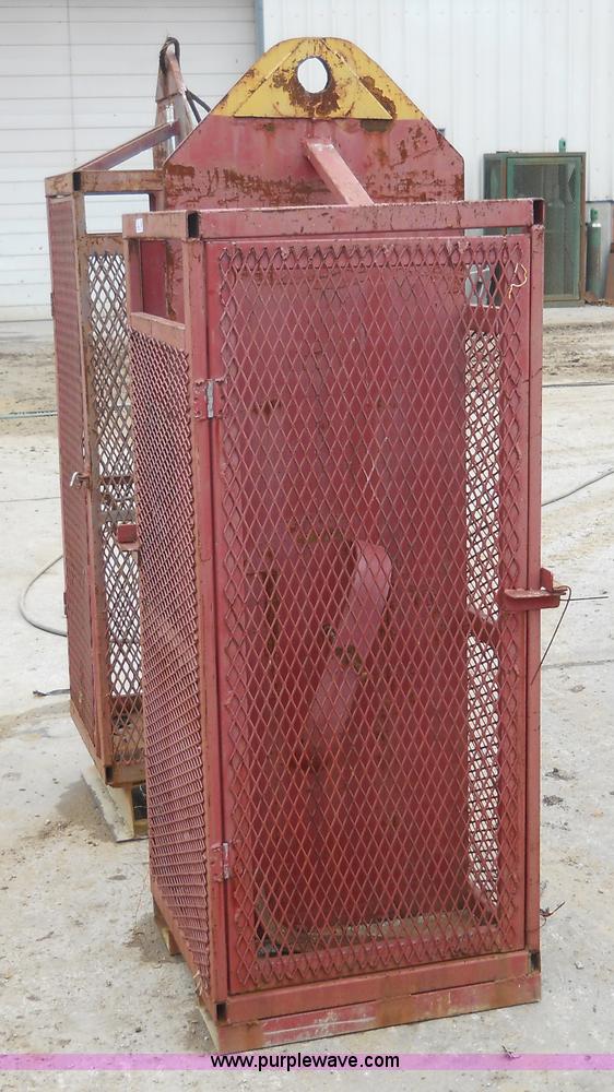 image for item 7837 (2) propane bottle cages