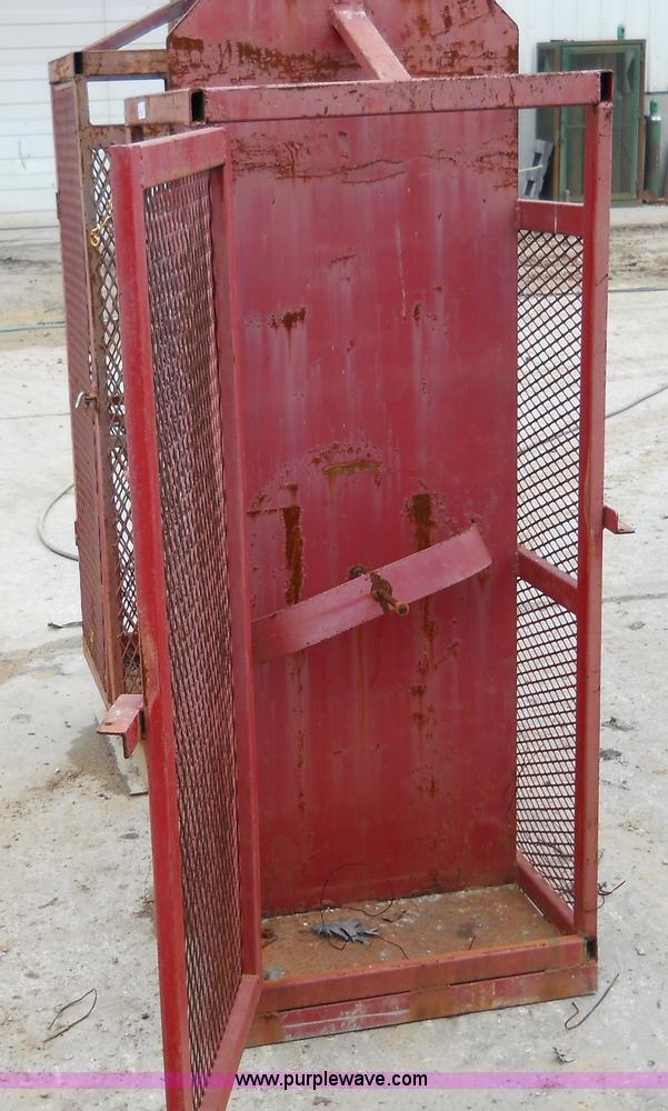 image for item 7837 (2) propane bottle cages