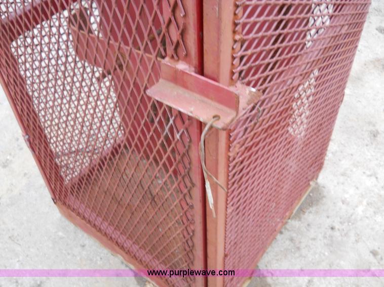 image for item 7837 (2) propane bottle cages