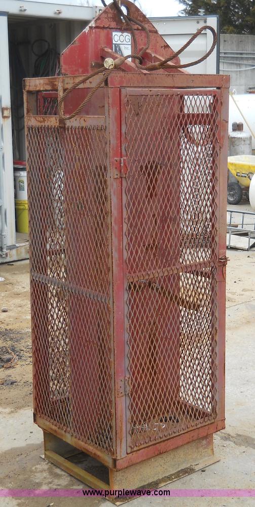 image for item 7837 (2) propane bottle cages