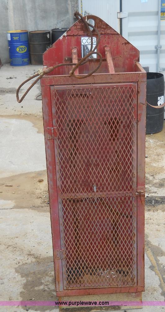 image for item 7837 (2) propane bottle cages