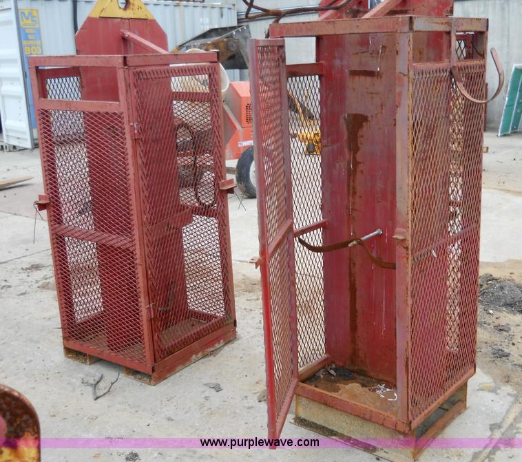 image for item 7837 (2) propane bottle cages