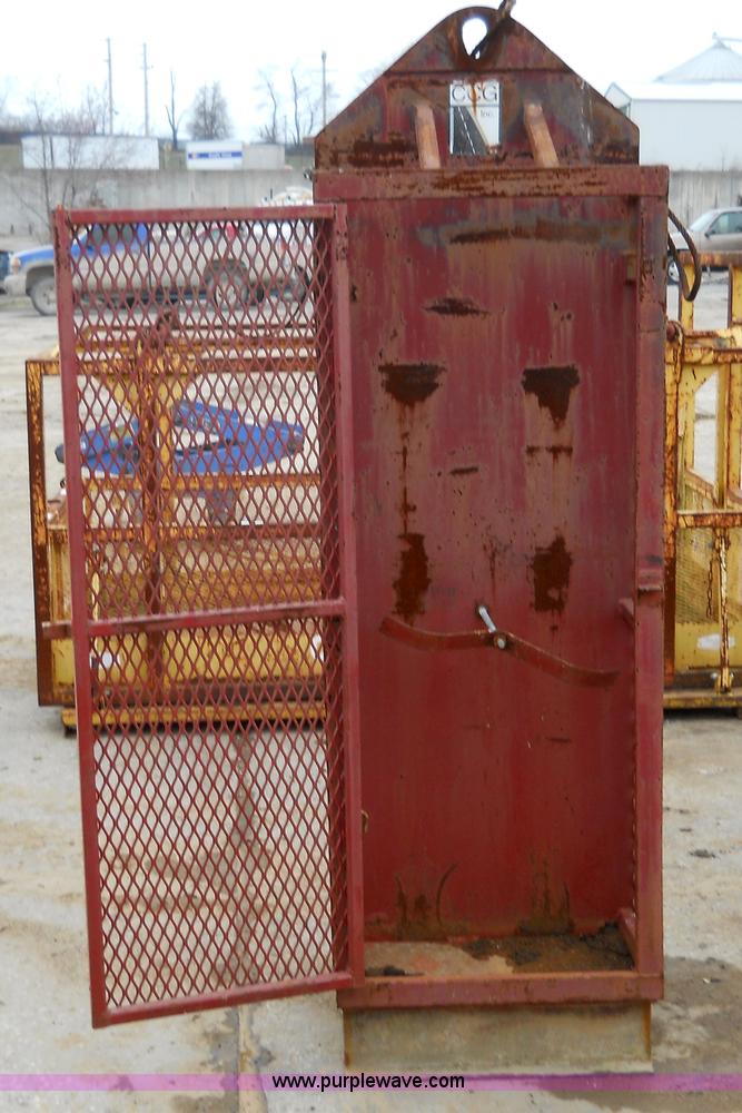 image for item 7837 (2) propane bottle cages