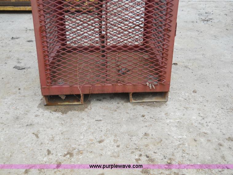 image for item 7837 (2) propane bottle cages