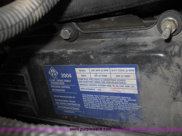 image for item 7847 2004 Ford F550 Super Duty SX truck