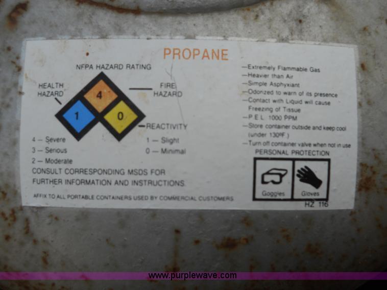 image for item 7855 (5) propane bottles