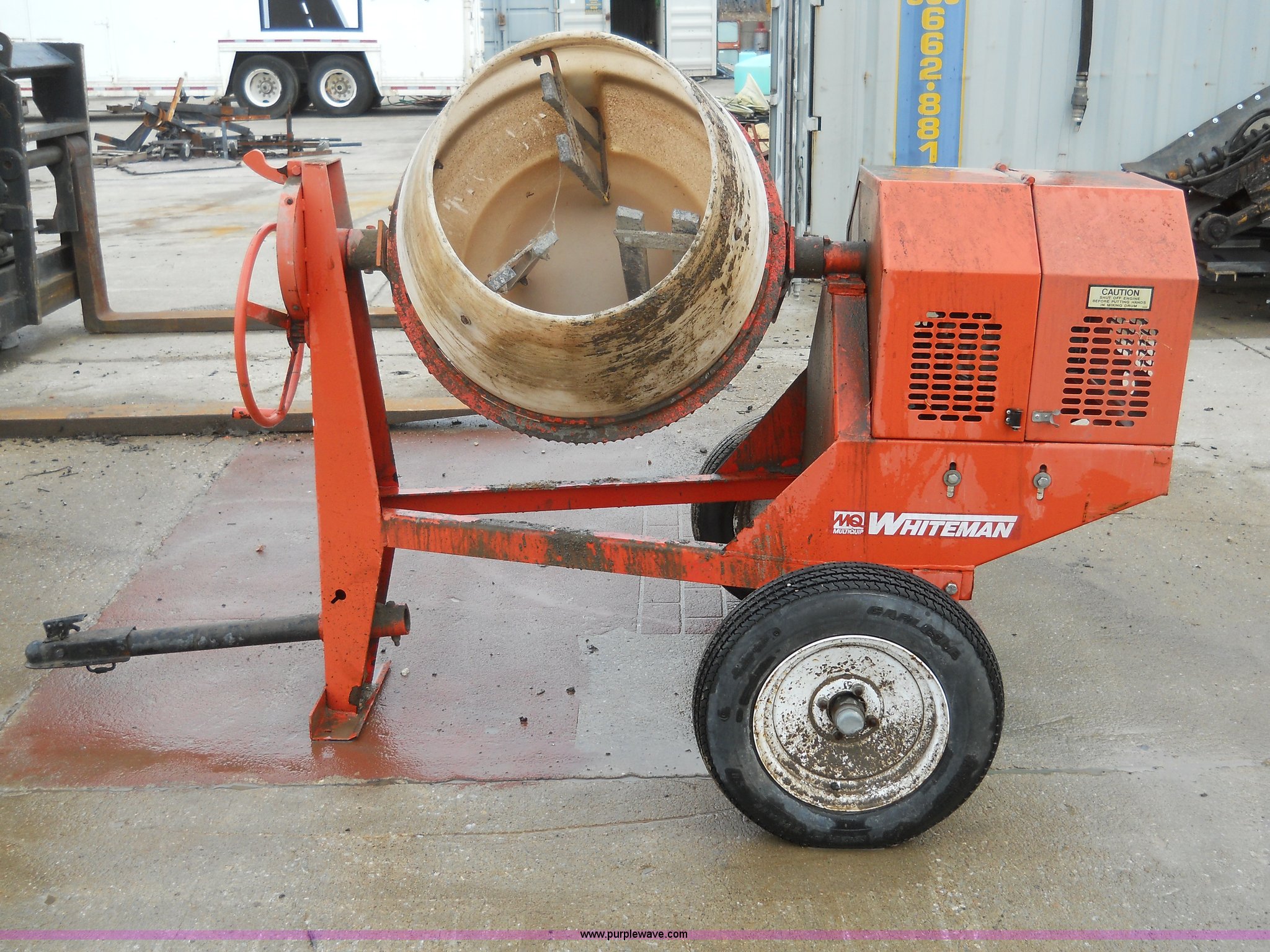 Whiteman WC62P cement mixer in Columbia, MO Item 7829 sold Purple Wave