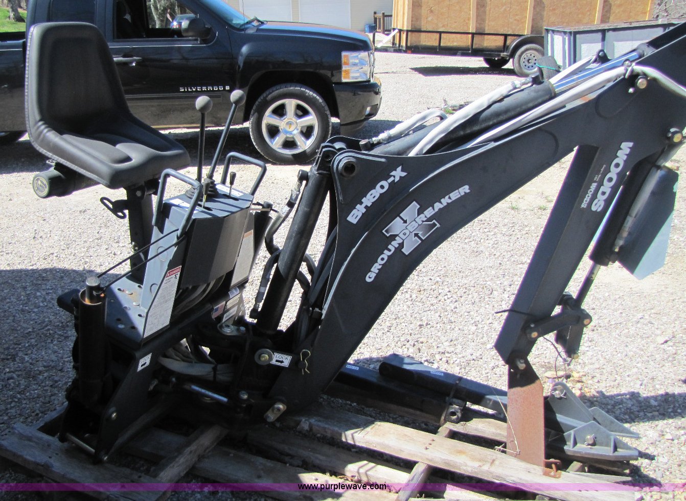 Woods BH80X1 backhoe attachment in Branson, MO Item 8452 sold