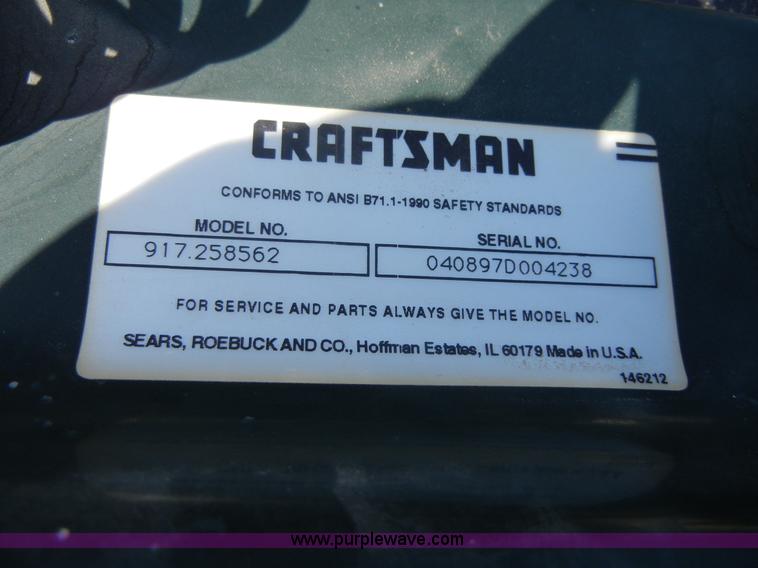 image for item 2120 Craftsman lawn tractor