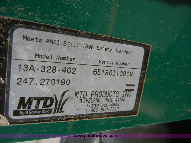 image for item 2121 Yard Man Yard Bug riding lawn mower