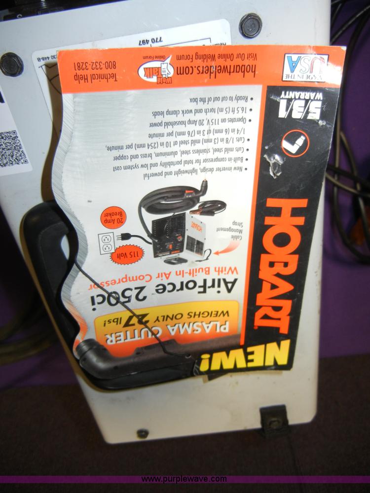 image for item 2287 Hobart plasma cutter