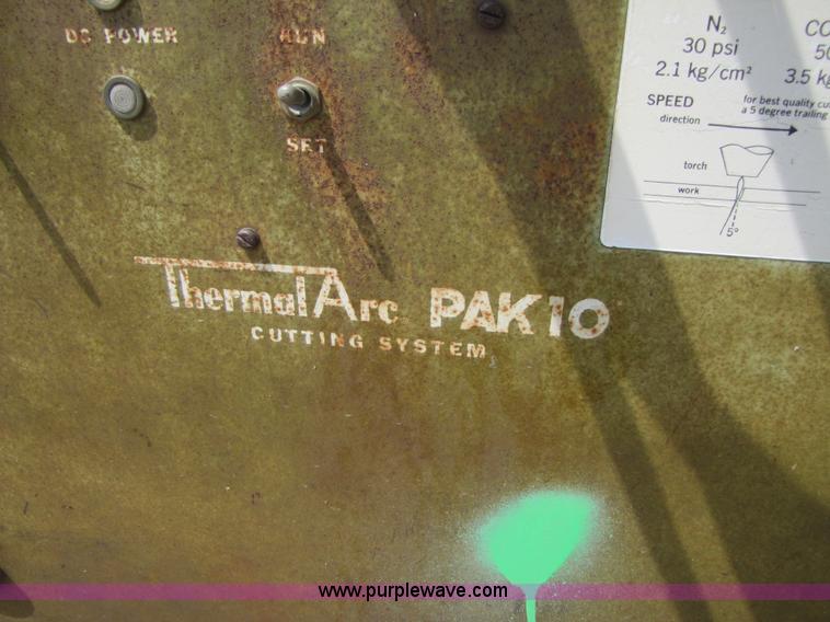 image for item 3481 Thermal Dynamics PAK10 plasma cutter