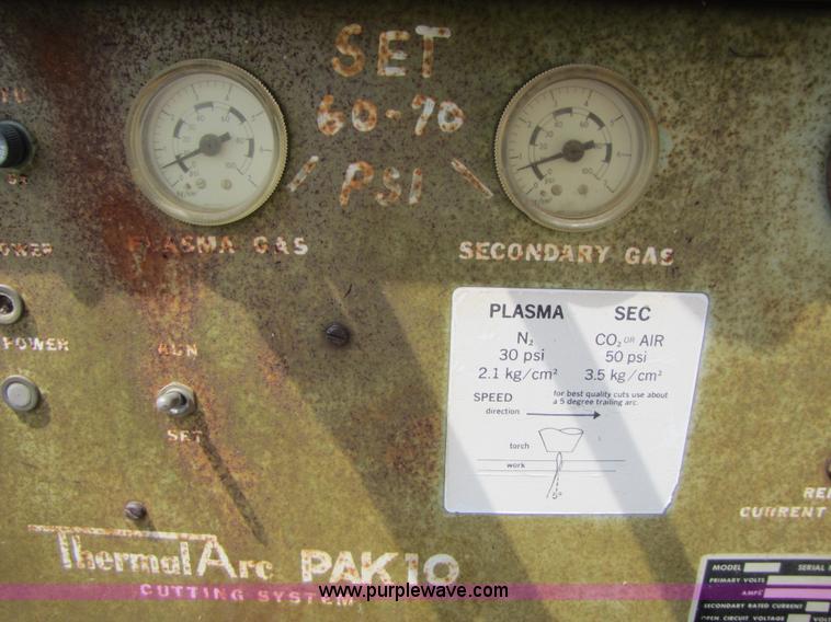 image for item 3481 Thermal Dynamics PAK10 plasma cutter