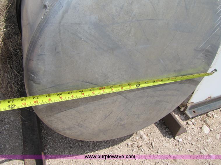 image for item 3487 Aluminum fuel tank on stand