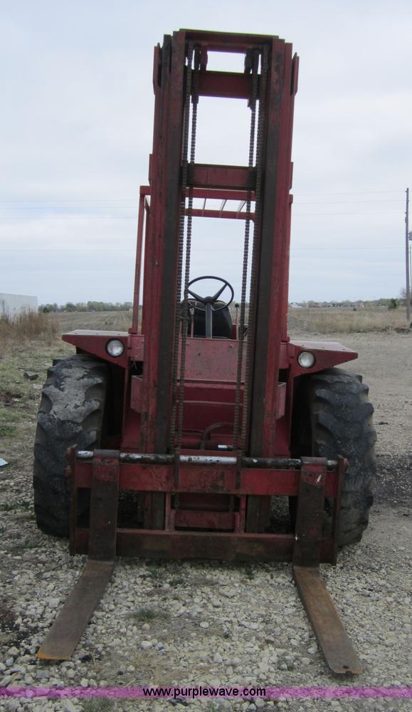 image for item 4379 1988 Manitou rough terrain forklift