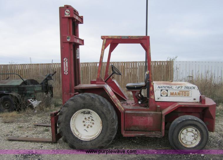 image for item 4379 1988 Manitou rough terrain forklift