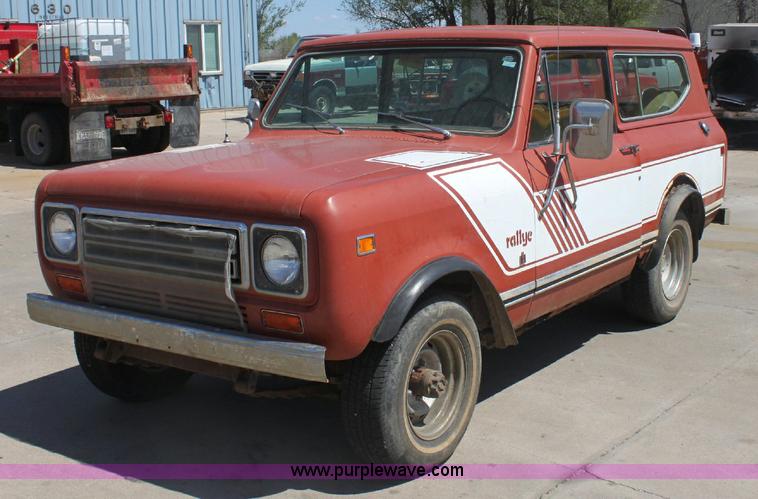 image for item 6080 1978 International Scout Rally SUV