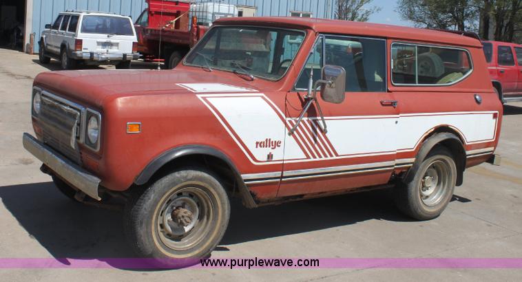 image for item 6080 1978 International Scout Rally SUV