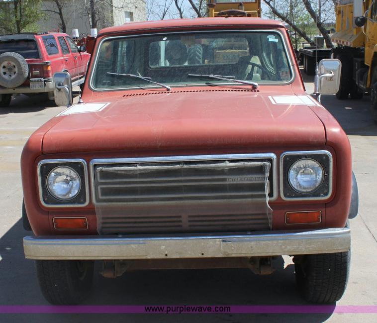 image for item 6080 1978 International Scout Rally SUV