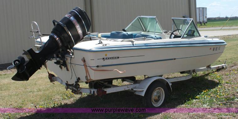 image for item 6082 1976 Invader Capri 16' open bow boat