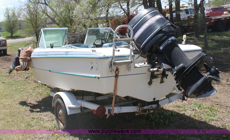 image for item 6082 1976 Invader Capri 16' open bow boat