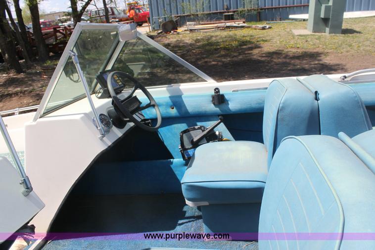 image for item 6082 1976 Invader Capri 16' open bow boat