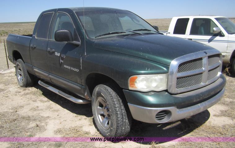 image for item 6466 2002 Dodge Ram 1500 SLT quad cab pickup truck