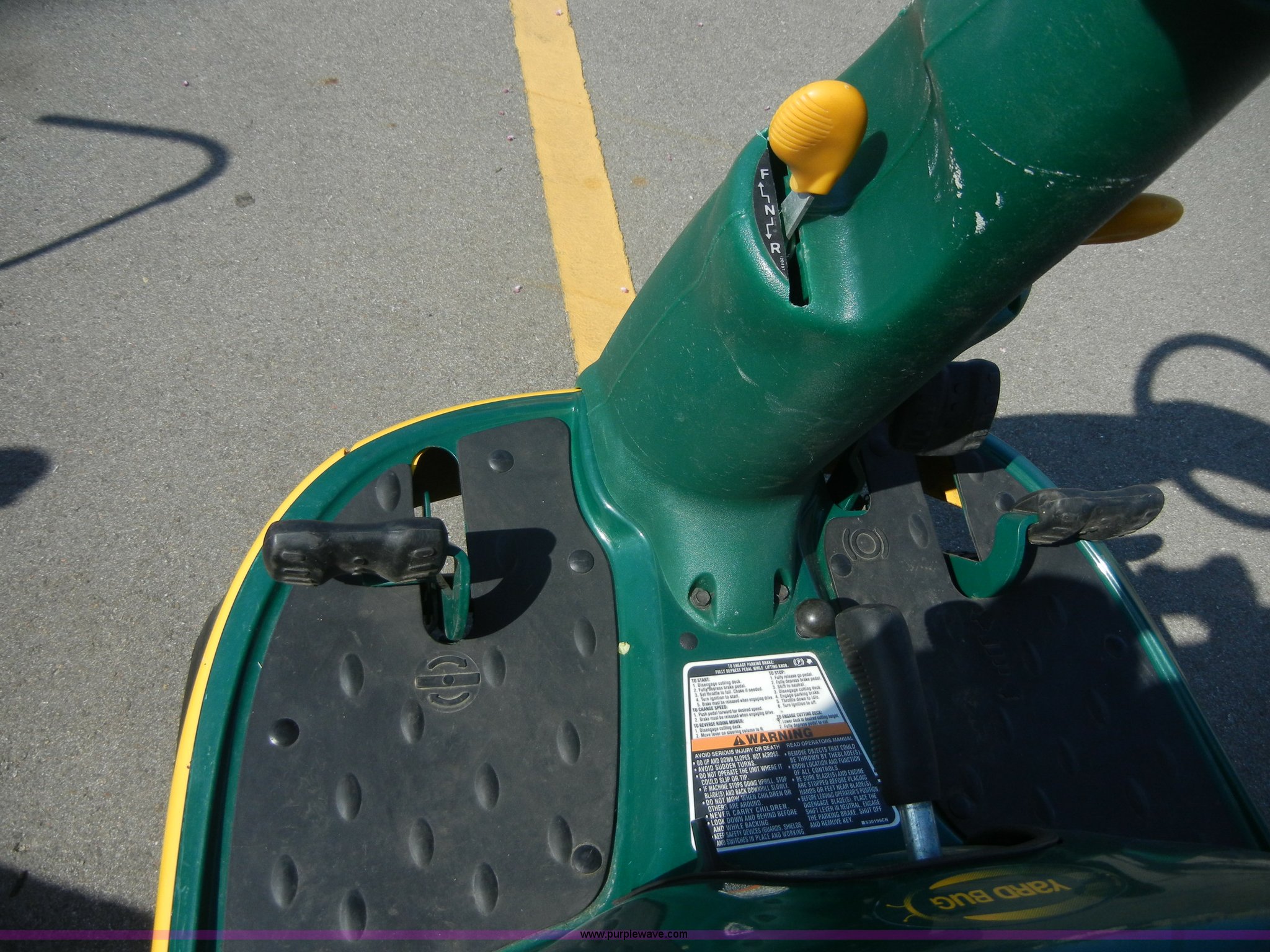 Yard Man Yard Bug riding lawn mower in Manhattan, KS Item 2121 sold