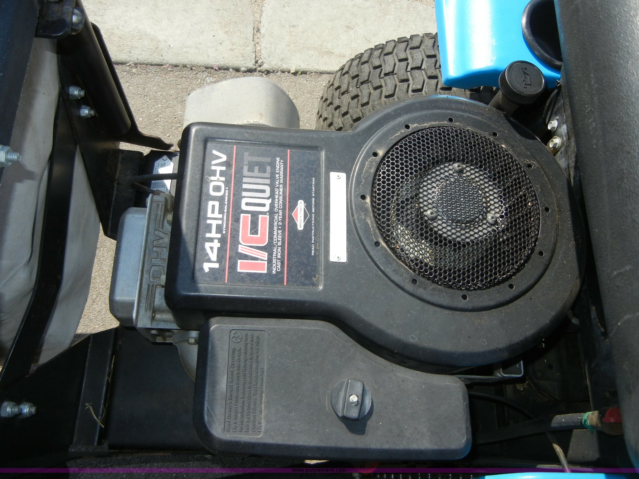 Dixon 3304 ZTR mower in Manhattan, KS Item 2122 sold Purple Wave