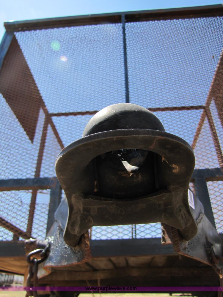 image for item 3445 16' enclosed mesh trailer