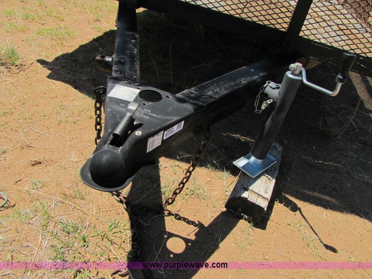 image for item 3445 16' enclosed mesh trailer