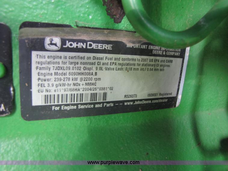 image for item 3493 2008 John Deere 9770 STS combine