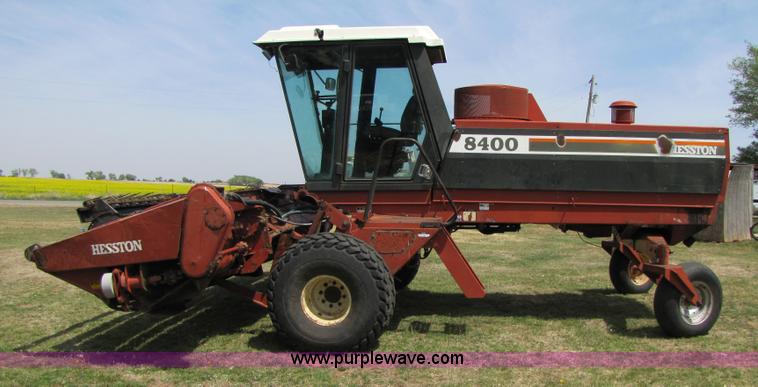 image for item 3494 1991 Hesston 8400 self propelled swather