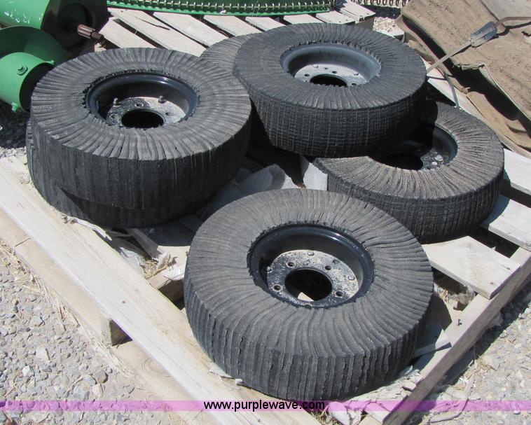 (6) new solid rubber tires on 10" rims in Amarillo, TX Item 3507 sold
