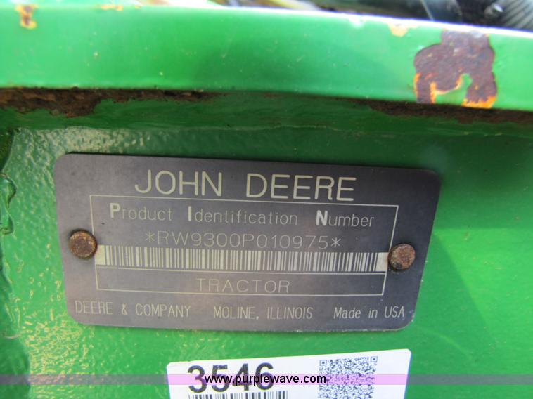 image for item 3546 1998 John Deere 9300 4WD tractor