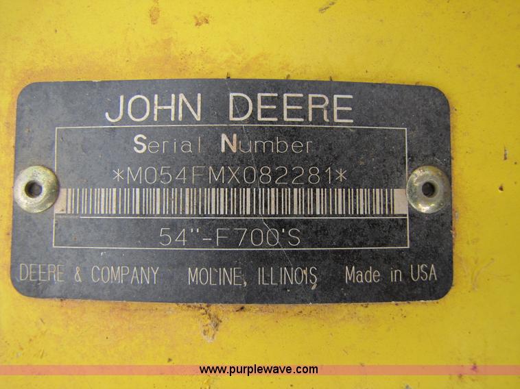 image for item 3548 1998 John Deere F725 riding mower